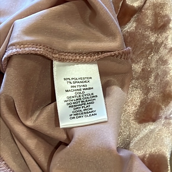 Cupio Pink Velvet Tunic Bohemian Peasant Gypsy Medium EUC - Picture 7 of 7